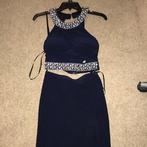 2 piece homecoming dress